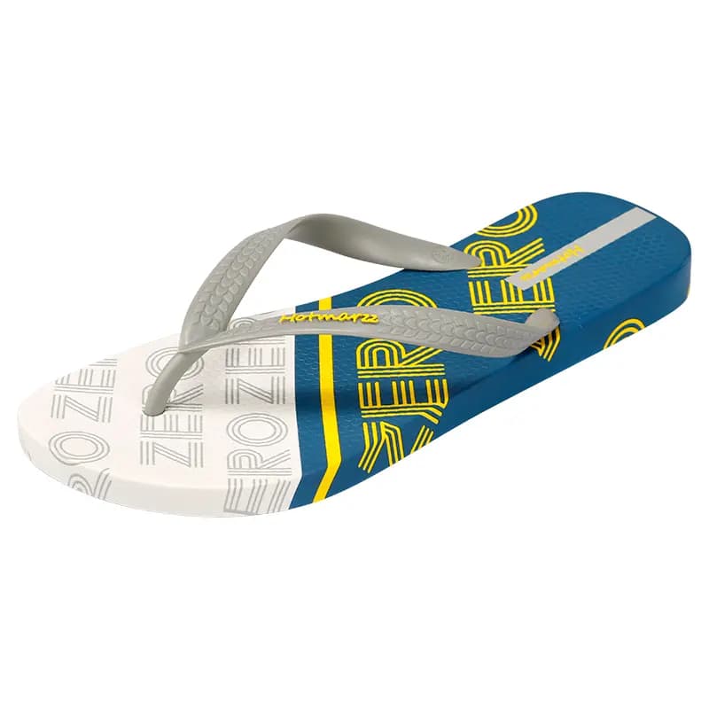HOTMARZZ Flip Flops Men's Gray/Dark Blue