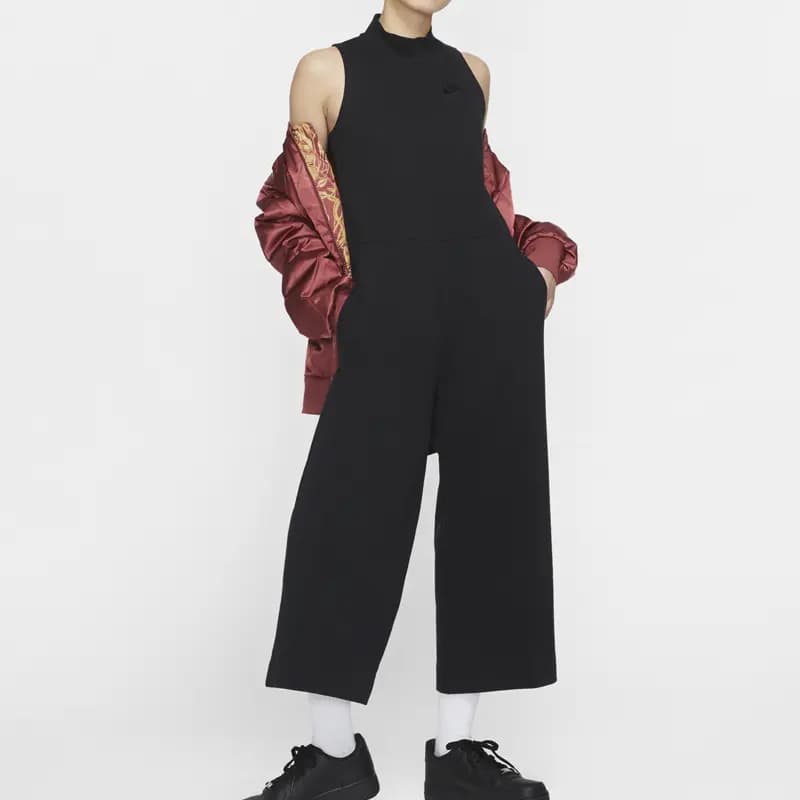 Nike Bodysuit Qadın Qara 5