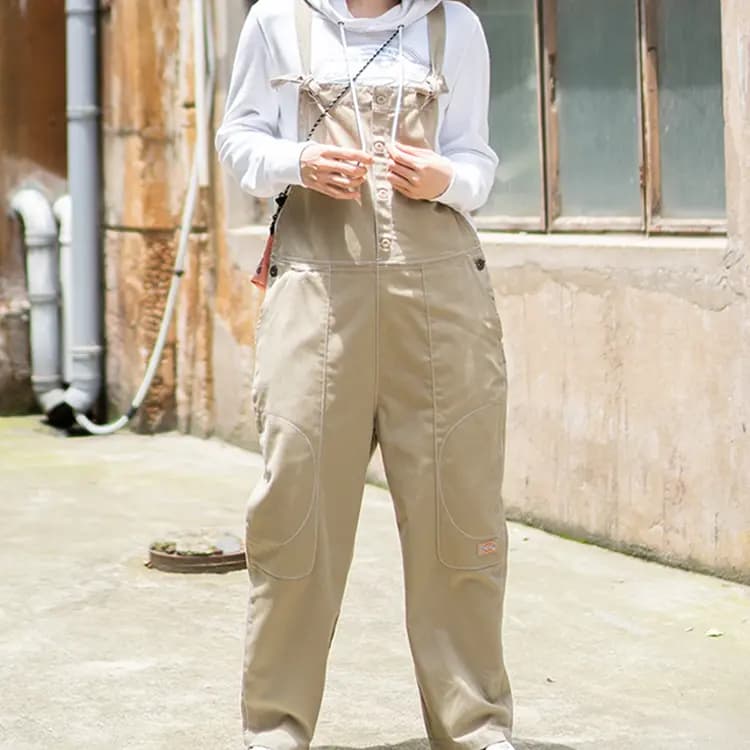 Dickies Overalls Casual Pants Women's Sand 4