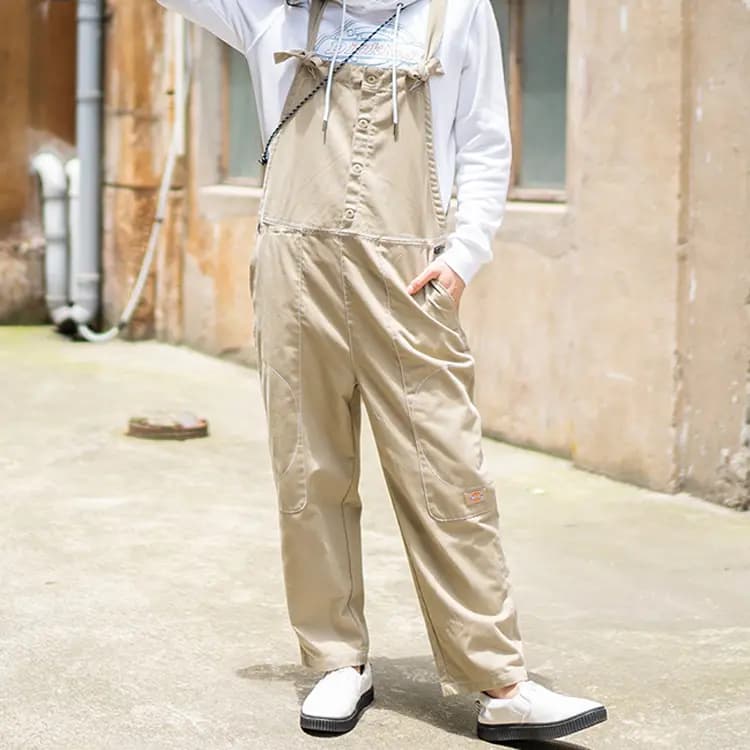 Dickies Overalls Casual Pants Women's Sand 2