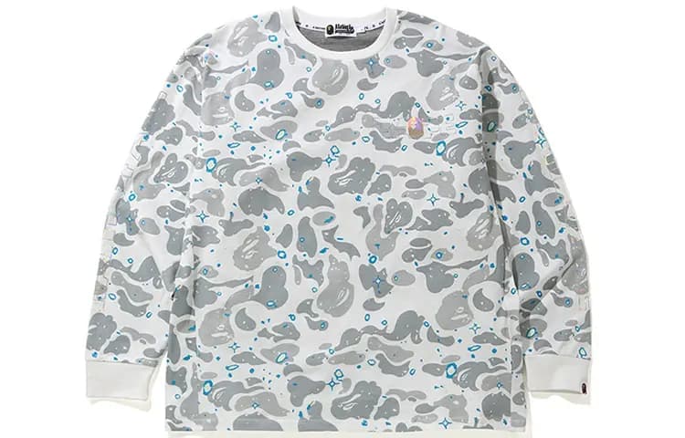 A BATHING APE Relaxed Space Camo Lt Tee 3