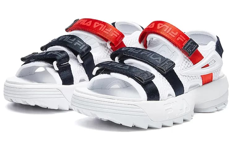FILA Disruptor Ii Qadın Sandalı Ağ/Qara/Qırmızı 2