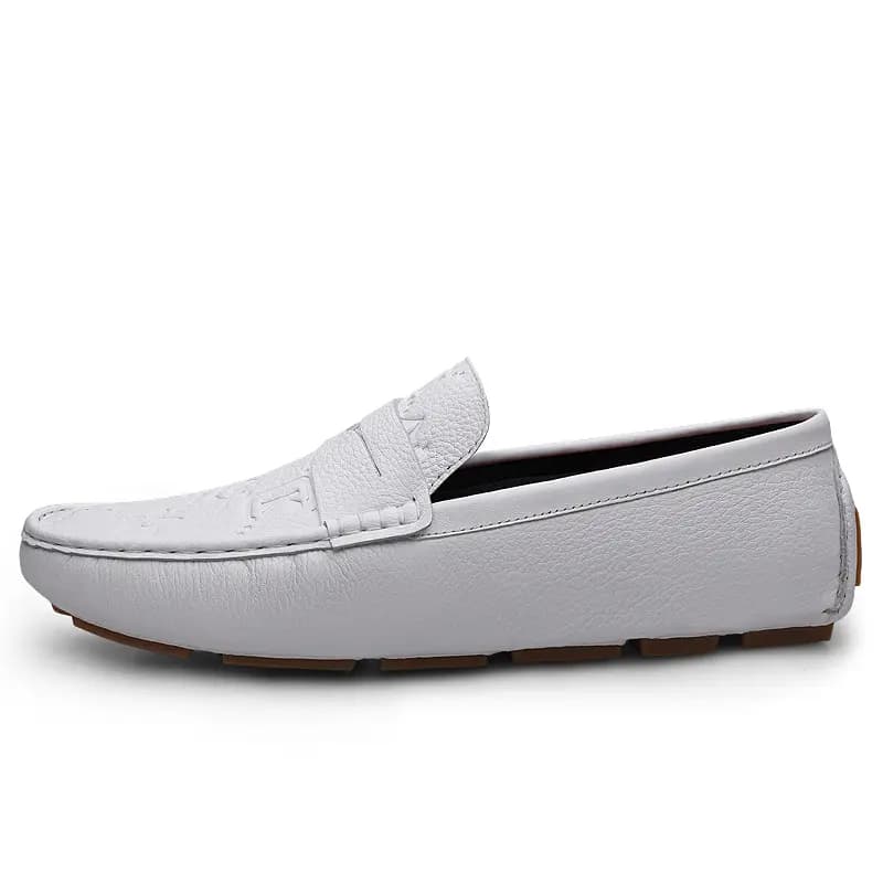 CKVUSAMG Gommino Loafers Men White