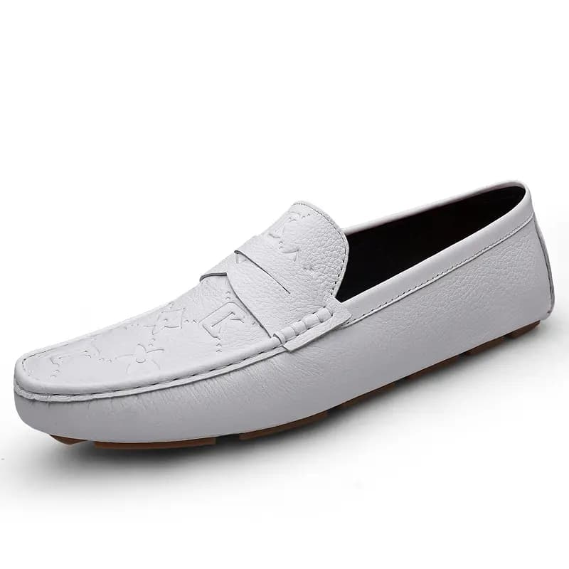 CKVUSAMG Gommino Loafers Men White 2