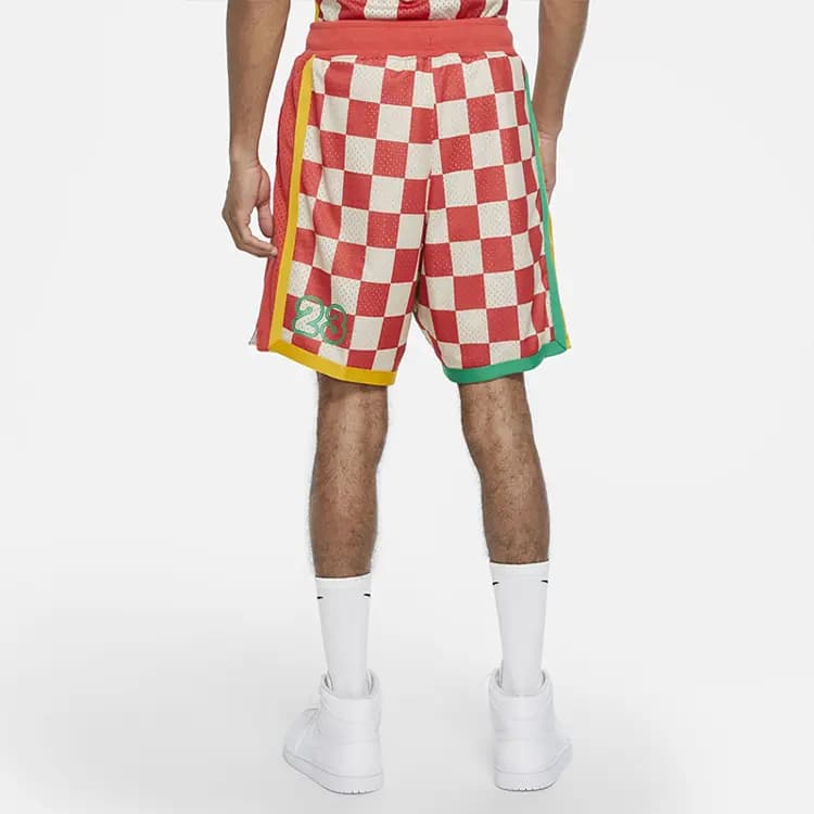 JORDAN Basketbol Şortu Kişi Qırmızı/Yaşıl/Sarı 4