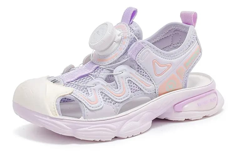 Children's Warrior Huili Microfiber Leather Simple Breathable Lightweight Children's Sandals 2
