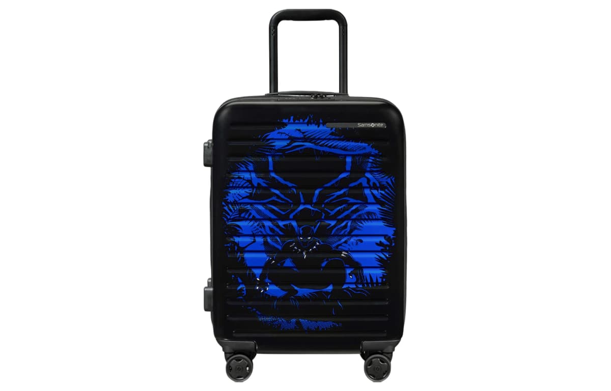 SAMSONITE x DISNEY STACKD Marvel Black Panther PC Valiz 20" Uşaq Qara 2