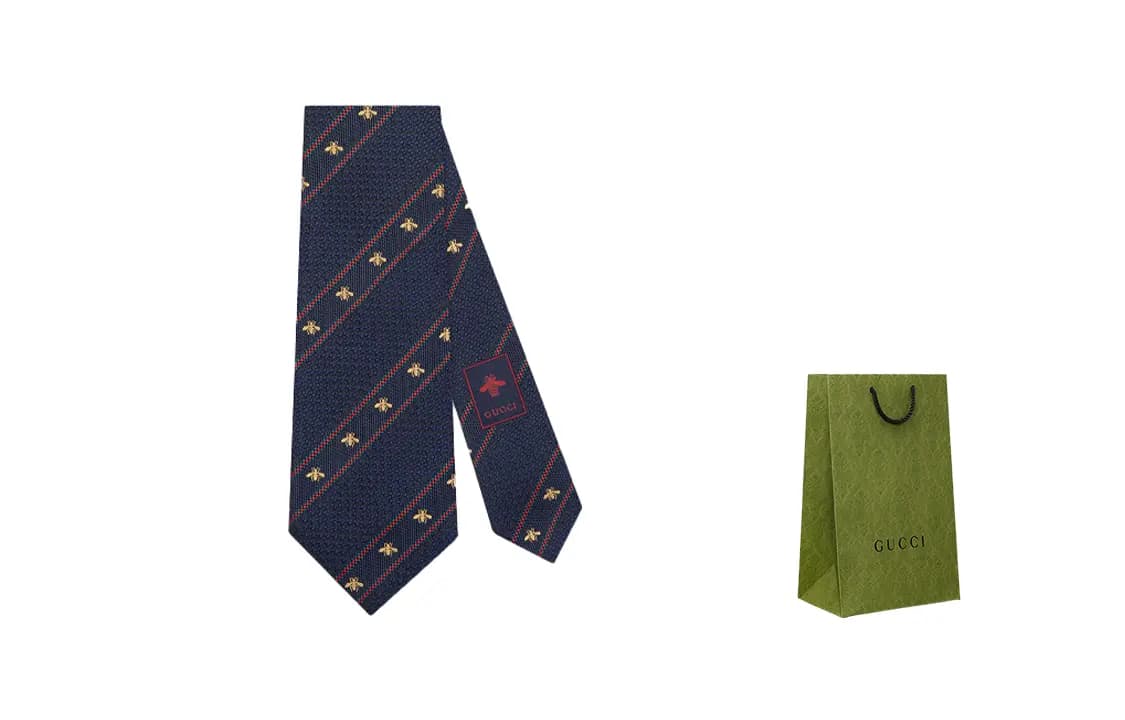 GUCCI Bee Web Qalstuk