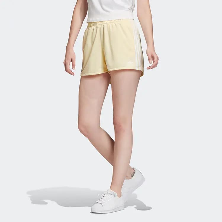 Adidas Originals 3-Stripes Qadın Şortu Sarı 3