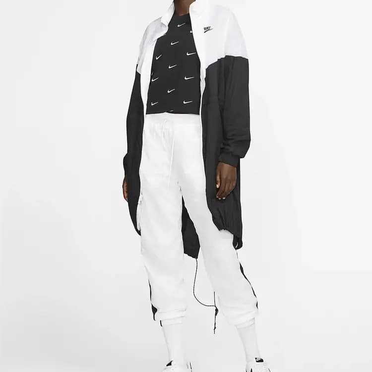 Nike Swoosh Logo Qısaqol Köynək Qara 4