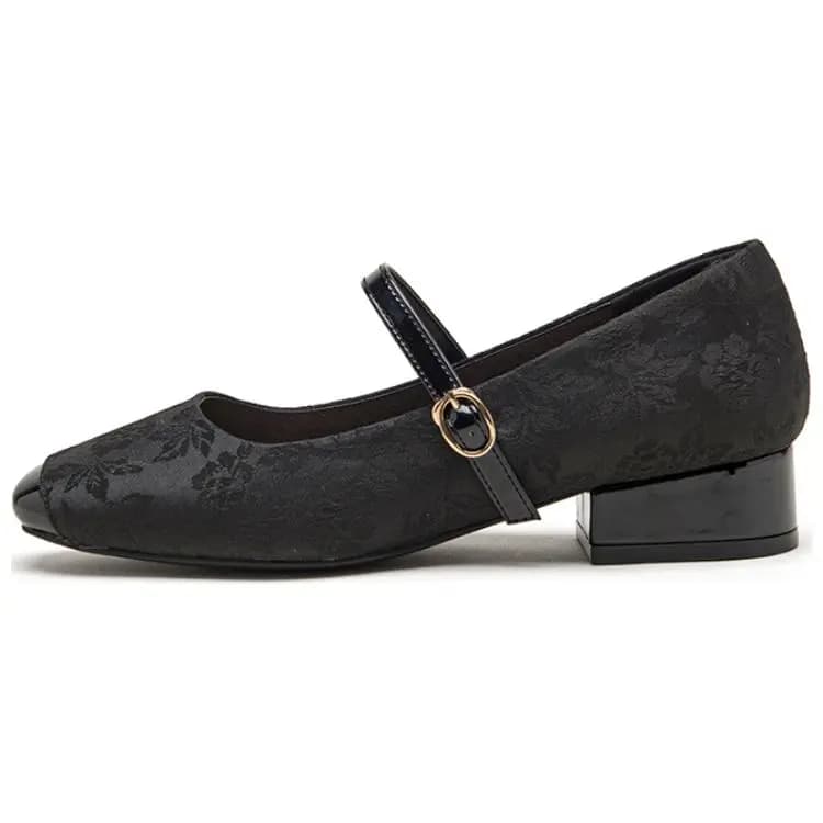 AGSDON Chunky Heel Mary Jane Shoes 3cm Women's 15