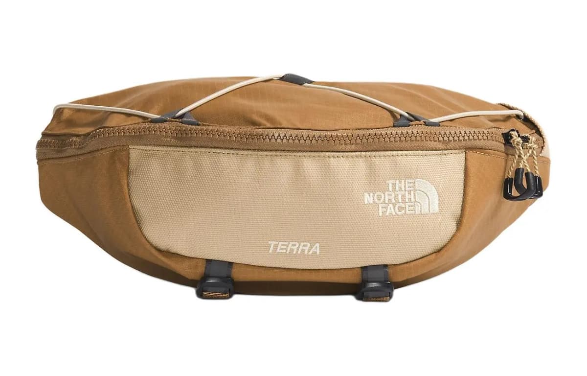THE NORTH FACE Fanny Pack Outdoor Bag Nylon Brown Unisex