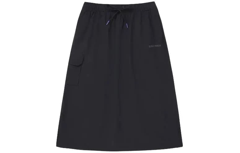 KOLON SPORT Premium Urban Series Fashion Casual Cool Touch Moisture-Wicking Quick-Dry Skin-Friendly Solid Drawstring Cargo Skirt Women's