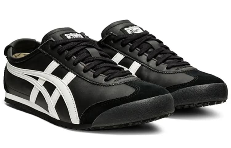 Onitsuka Tiger MEXICO 66 Unisex İdman Ayaqqabısı Ağ/Qara 2