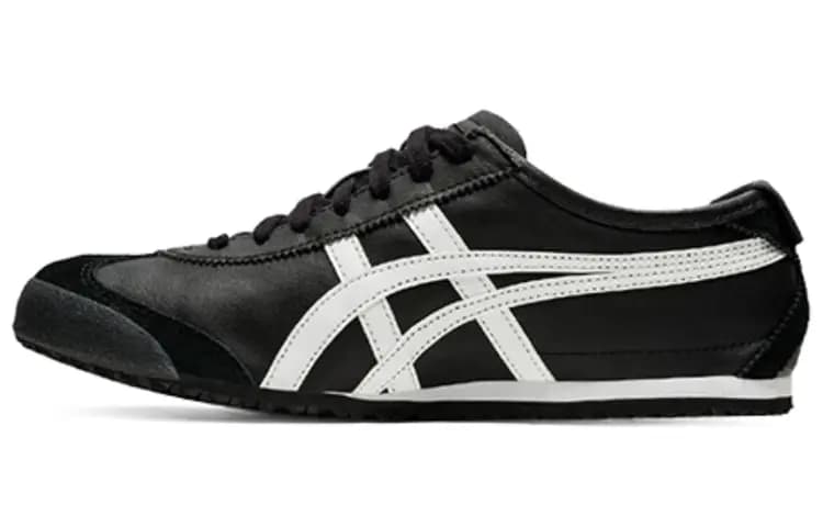 Onitsuka Tiger MEXICO 66 Unisex İdman Ayaqqabısı Ağ/Qara