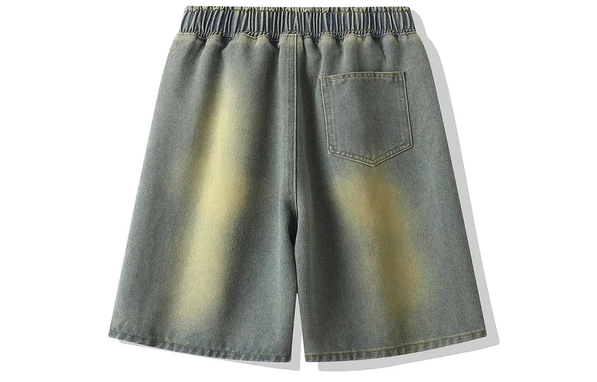 Ice flying Denim Unisex Şort 6