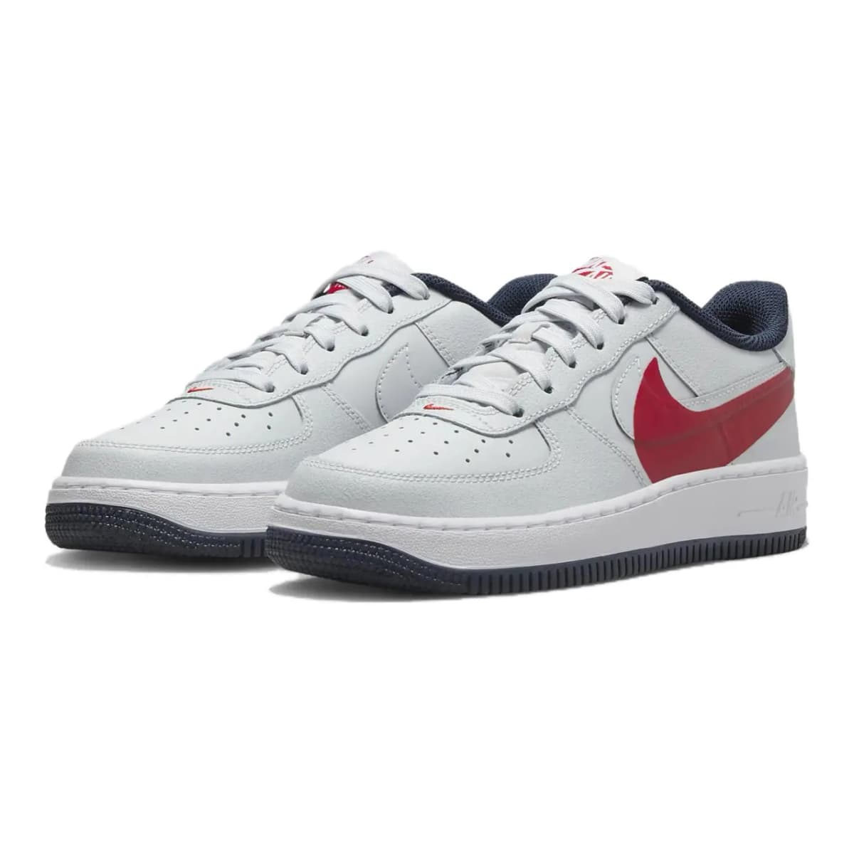 Nike Air Force 1 Uşaq İdman Ayaqqabısı Ağ/Qırmızı 3