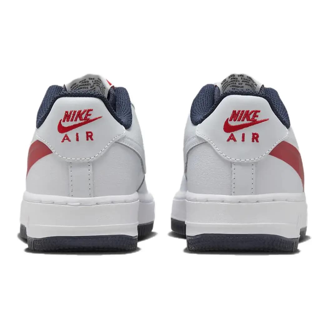 Nike Air Force 1 Uşaq İdman Ayaqqabısı Ağ/Qırmızı 5