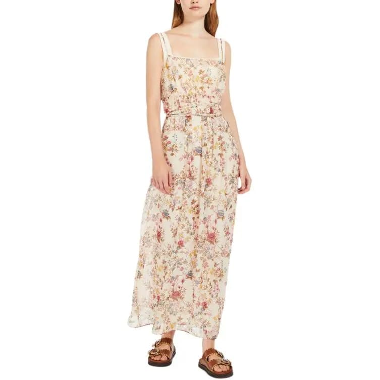 WEEKEND MaxMara Floral Printli Qolsuz Don 3