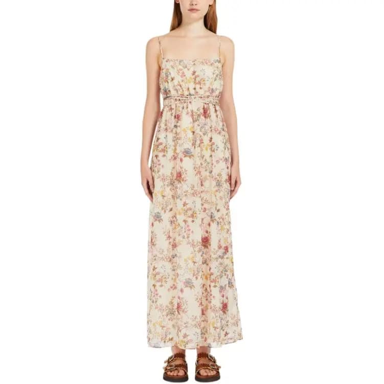 WEEKEND MaxMara Floral Printli Qolsuz Don 2
