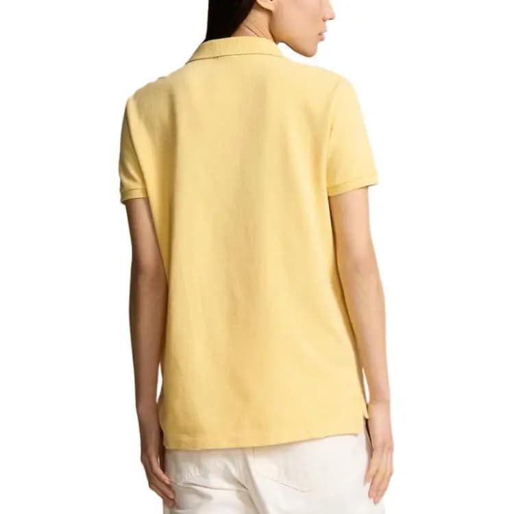 Polo Ralph Lauren SS24 Qadın Polo Köynəyi Yellow 3