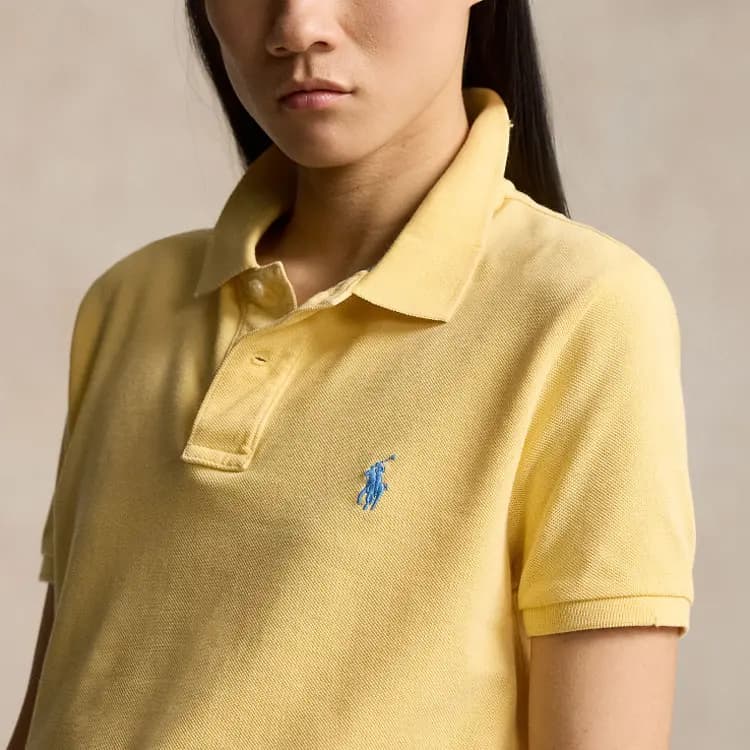 Polo Ralph Lauren SS24 Qadın Polo Köynəyi Yellow 5