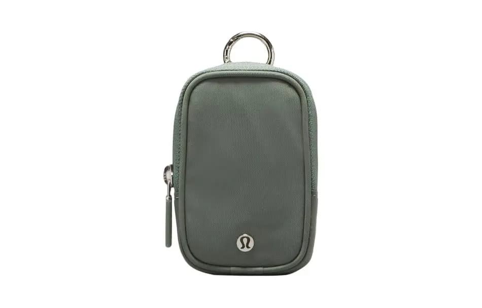 lululemon Athletica Clip-On Açar Çantası Unisex Boz