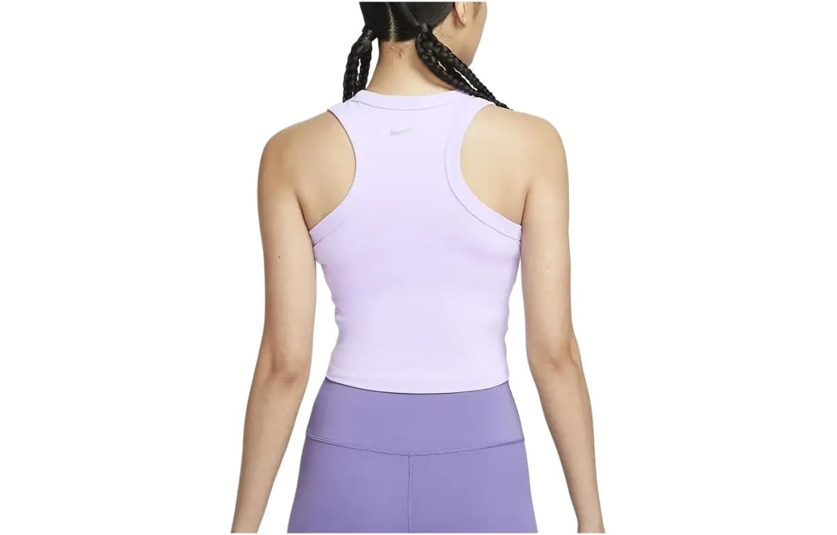 Nike One Fitted İdman Maykası Qadın Bənövşəyi 2