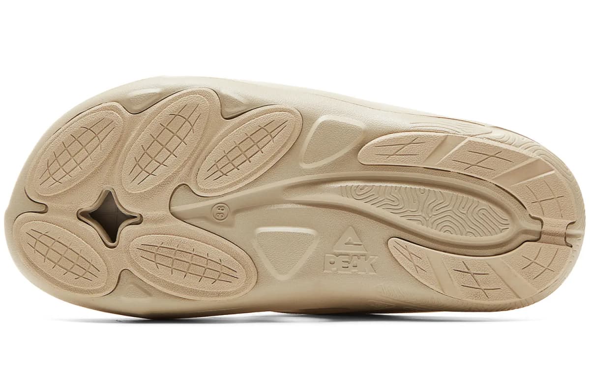 PEAK Flying Fish Tai Chi River Trekking Shoes Slippers Women's Earth Khaki 6