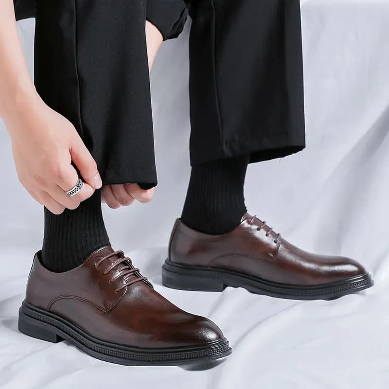 V ZERO FIVE Dress Shoes Men Low-Top 15