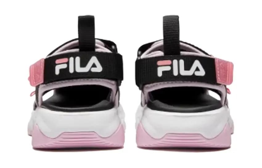 Kids FILA KIDS Comfortable Versatile Slip-Resistant Anti-Kick Kids Sandals Black-Pink 4