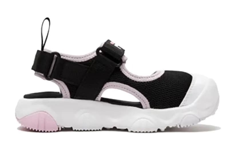 Kids FILA KIDS Comfortable Versatile Slip-Resistant Anti-Kick Kids Sandals Black-Pink 2