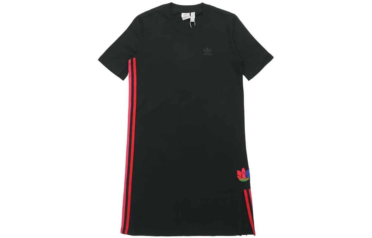 adidas Originals TEE DRESS Qadın Donu Qara