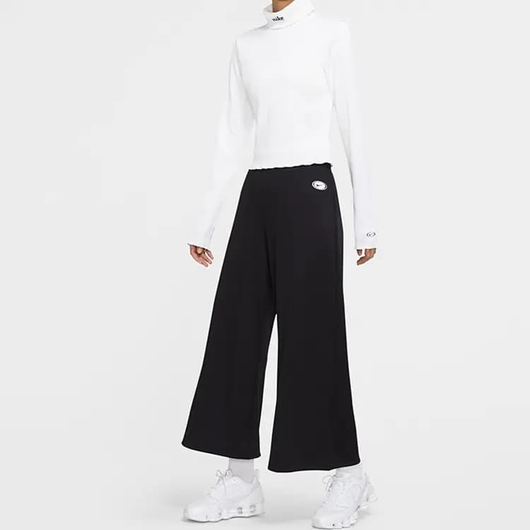 Nike Sportswear Qabırğalı Örgü Şalvar Qadın Qara 4