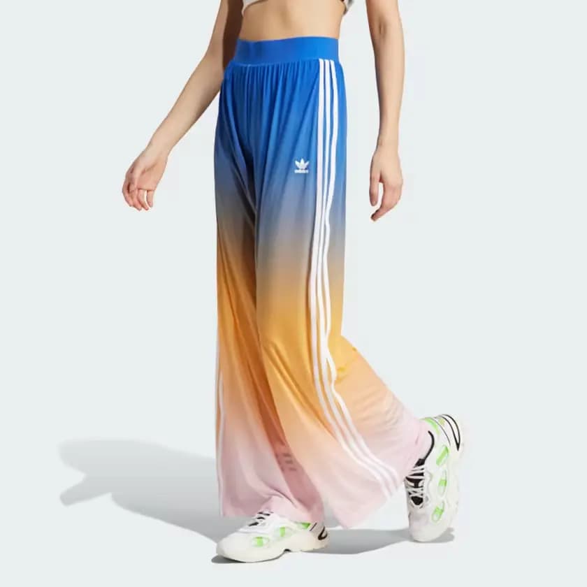 Adidas Originals Qadın Şalvarı Çoxrəngli/Göy 4