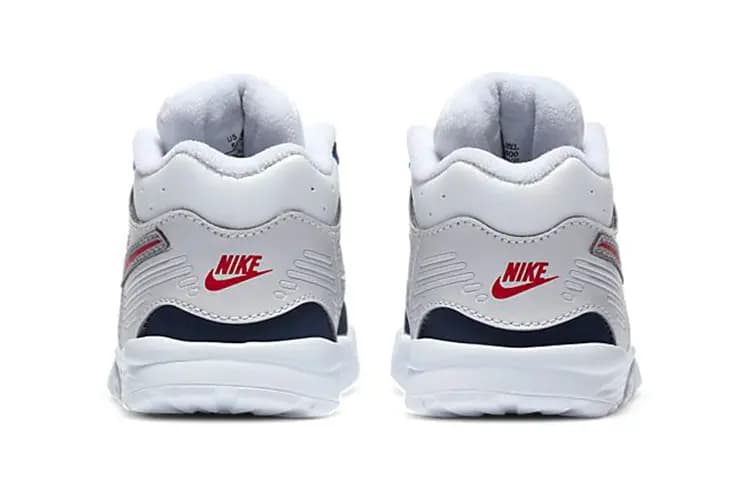 Nike Air Trainer 3 Körpə Ayaqqabısı Ağ/Mavi 5
