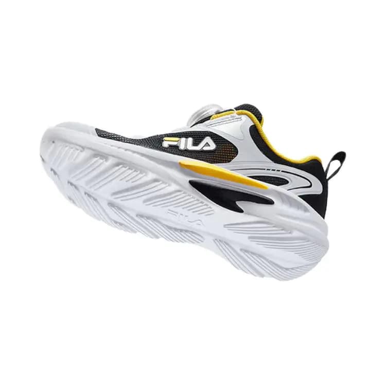 FILA KIDS Slip-Resistant Anti-Kick Cushioning Kids' Training Shoes Black White Children Aged 3-7 Years Old 6