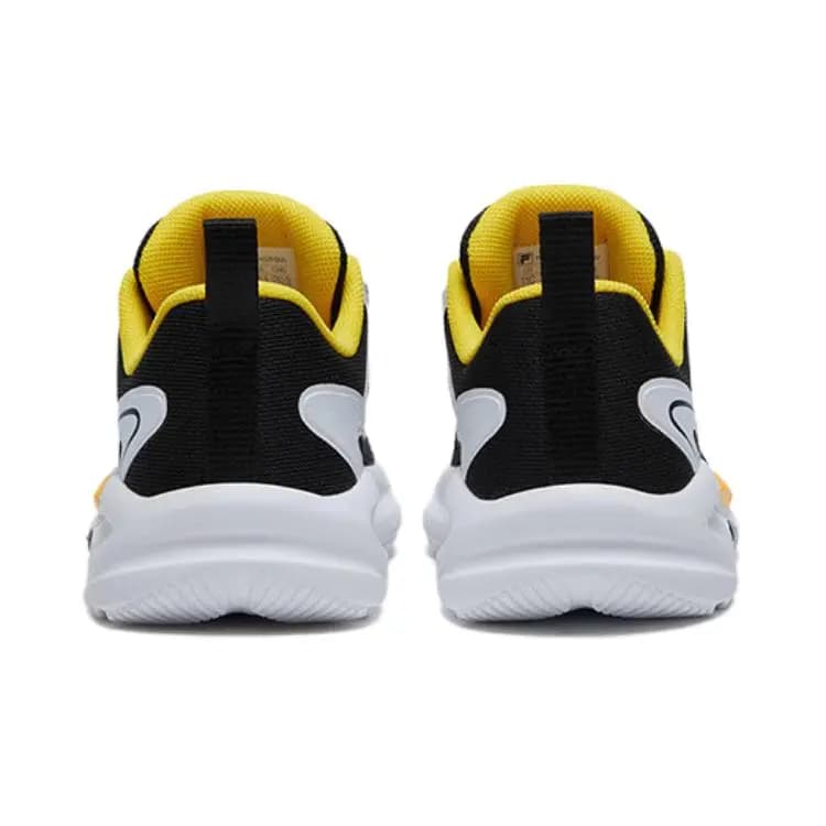FILA KIDS Slip-Resistant Anti-Kick Cushioning Kids' Training Shoes Black White Children Aged 3-7 Years Old 5