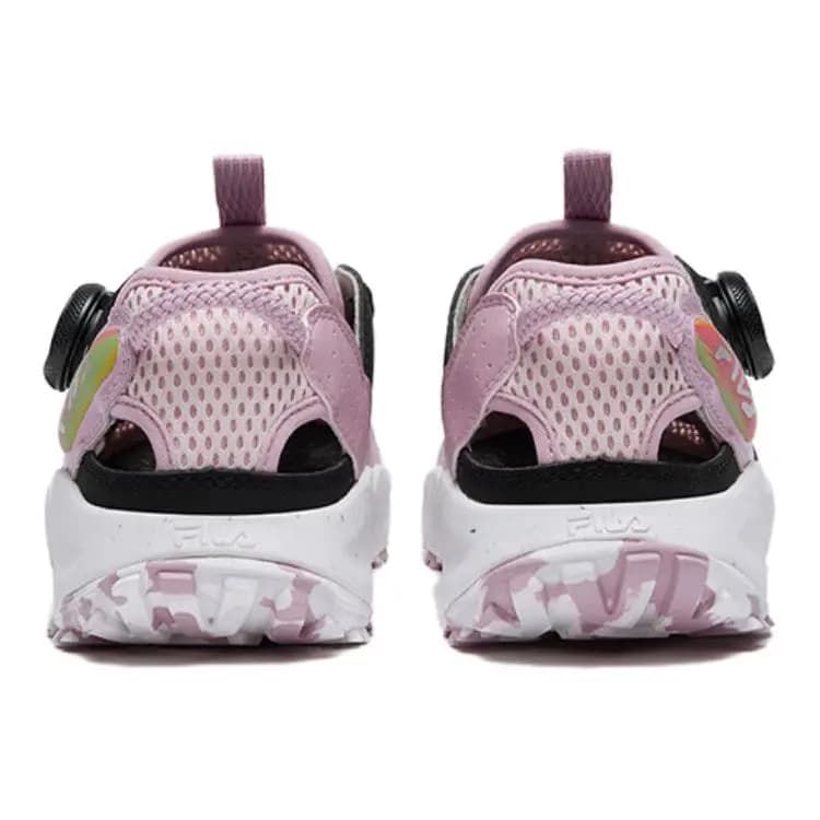 FILA KIDS Anti-Slip And Wear-Resistant Breathable Children's Sandals Pink Purple Teenagers 5