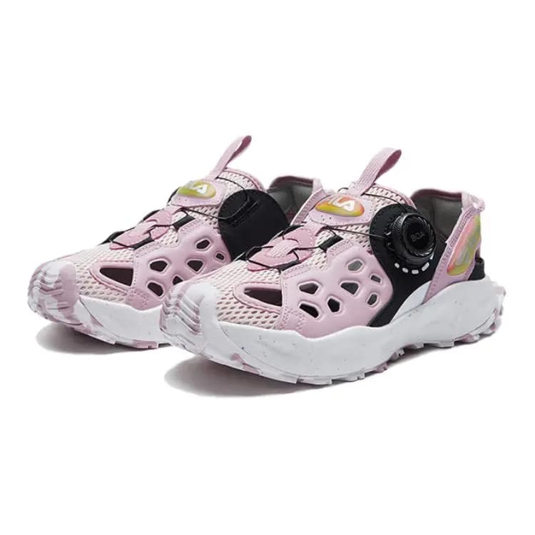 FILA KIDS Anti-Slip And Wear-Resistant Breathable Children's Sandals Pink Purple Teenagers 2