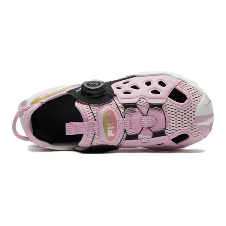FILA KIDS Anti-Slip And Wear-Resistant Breathable Children's Sandals Pink Purple Teenagers 4