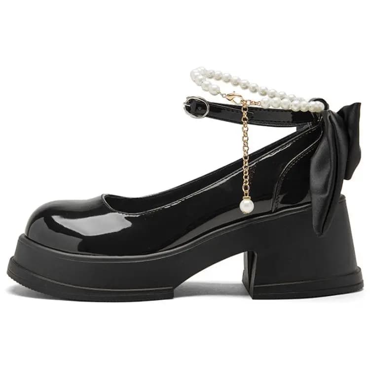 AGSDON Mary Jane Shoes 6.5cm Women's 7