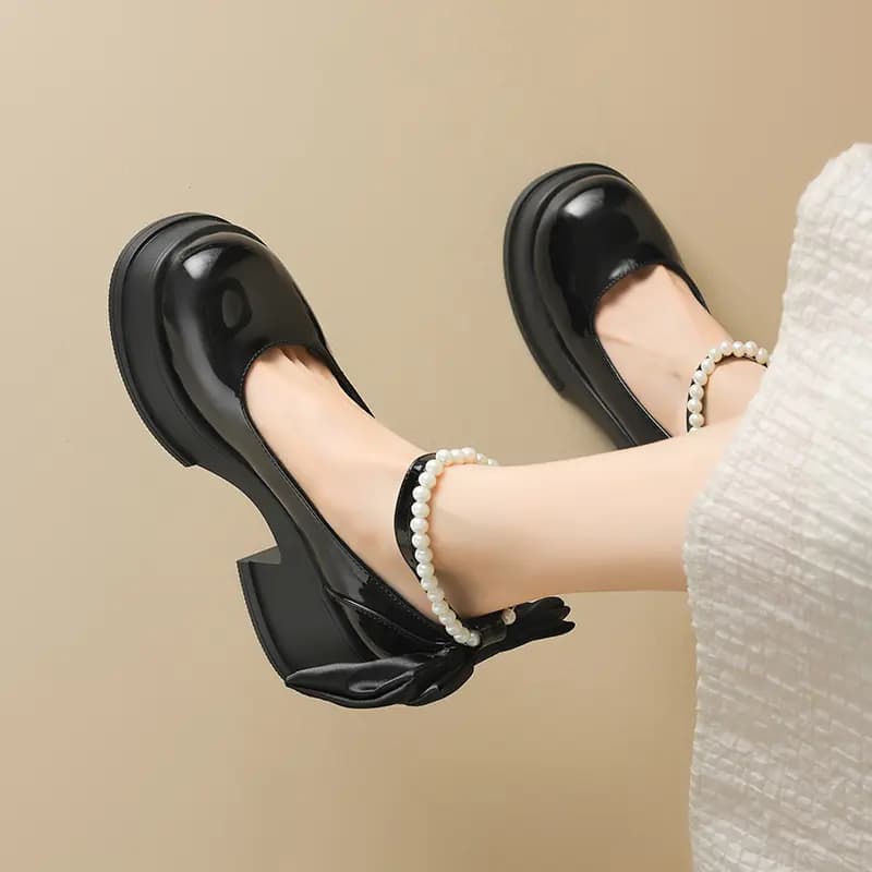 AGSDON Mary Jane Shoes 6.5cm Women's 12