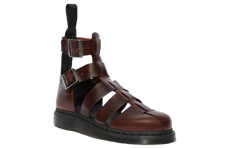 Dr.Martens Geraldo Leather Brown Sandals 2