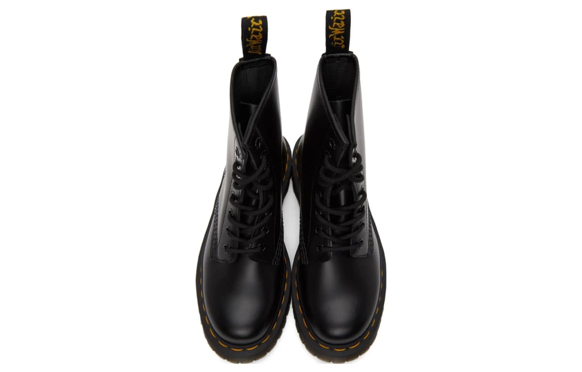 Dr.Martens 1460 Bex Smooth Dəri Çəkmə Qara 5