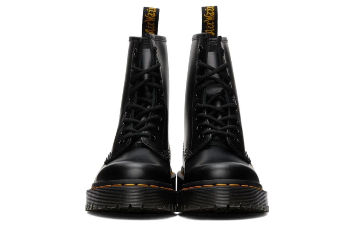 Dr.Martens 1460 Bex Smooth Dəri Çəkmə Qara 3
