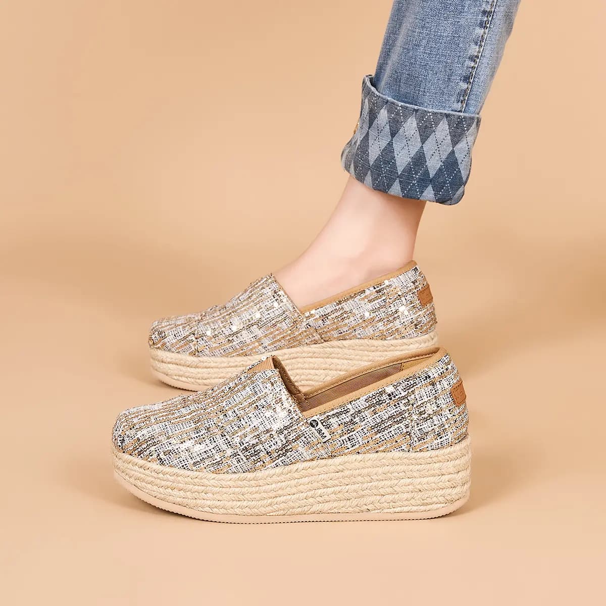 Joy&Mario Chanel-Style Qadın Espadril 25