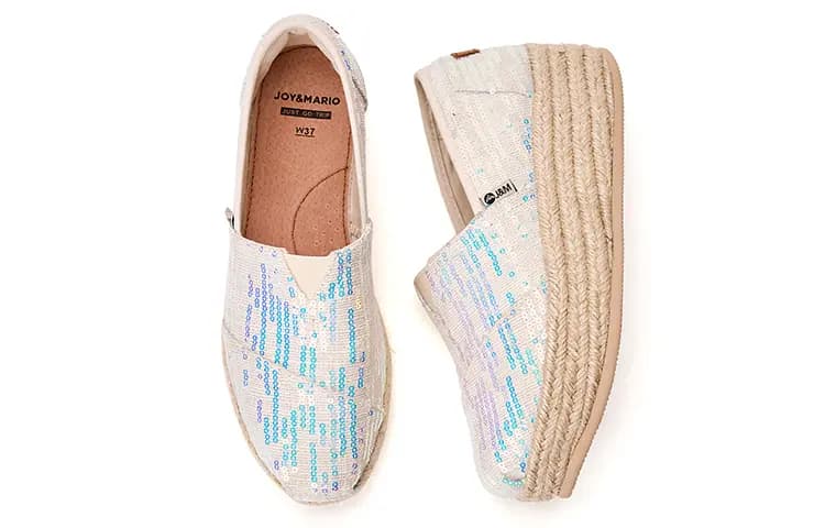 Joy&Mario Chanel-Style Qadın Espadril 14
