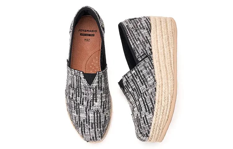 Joy&Mario Chanel-Style Qadın Espadril 4