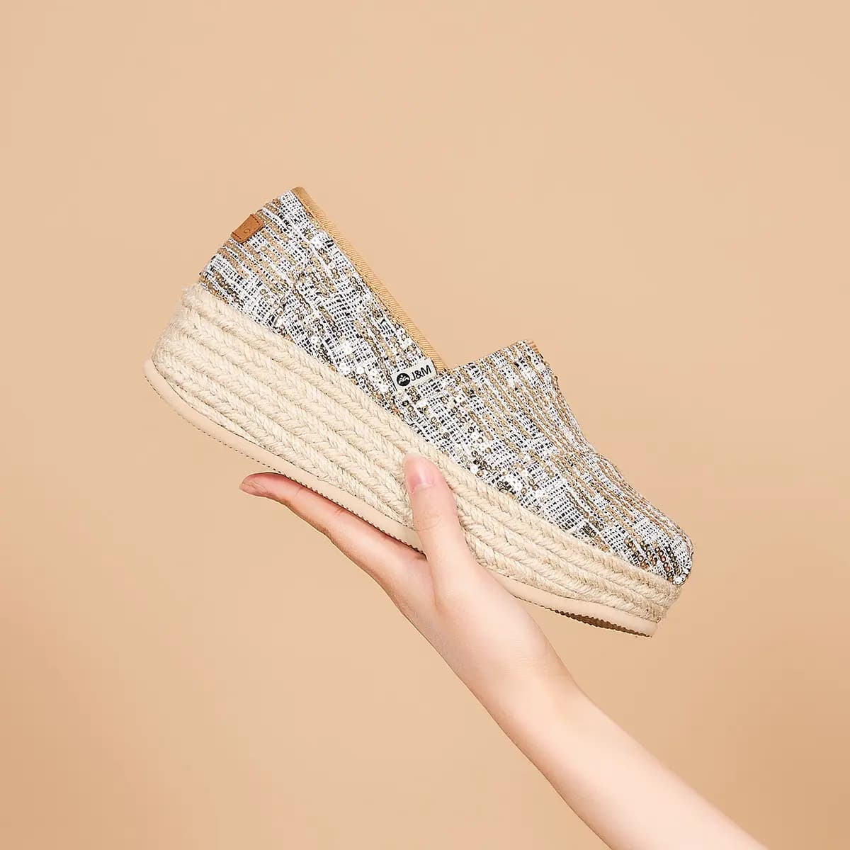 Joy&Mario Chanel-Style Qadın Espadril 26